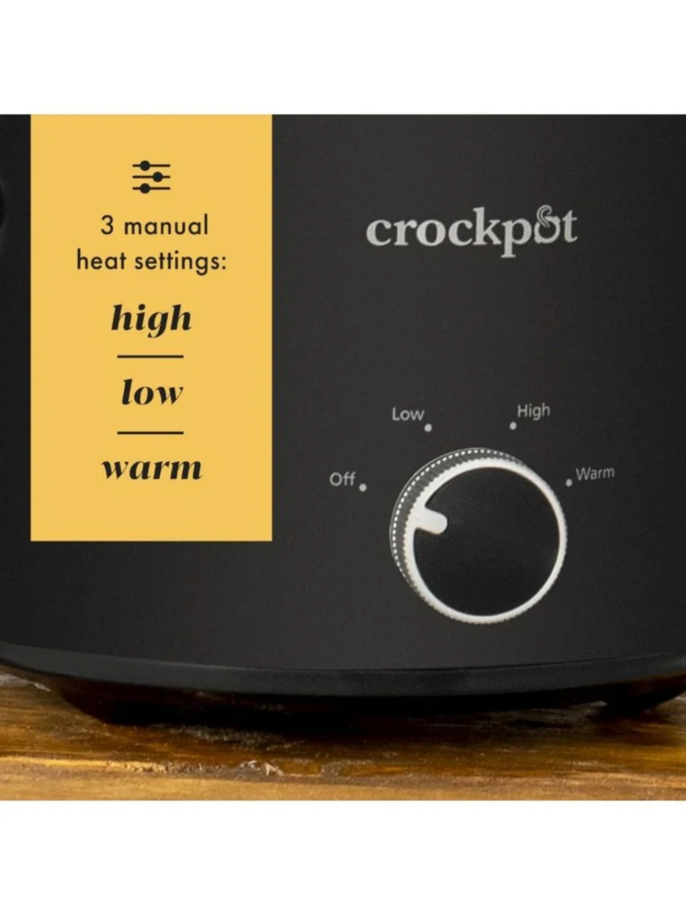 Compact 2-Quart Slow Cooker for Small Meals, Dips & Sides - Removable Stoneware